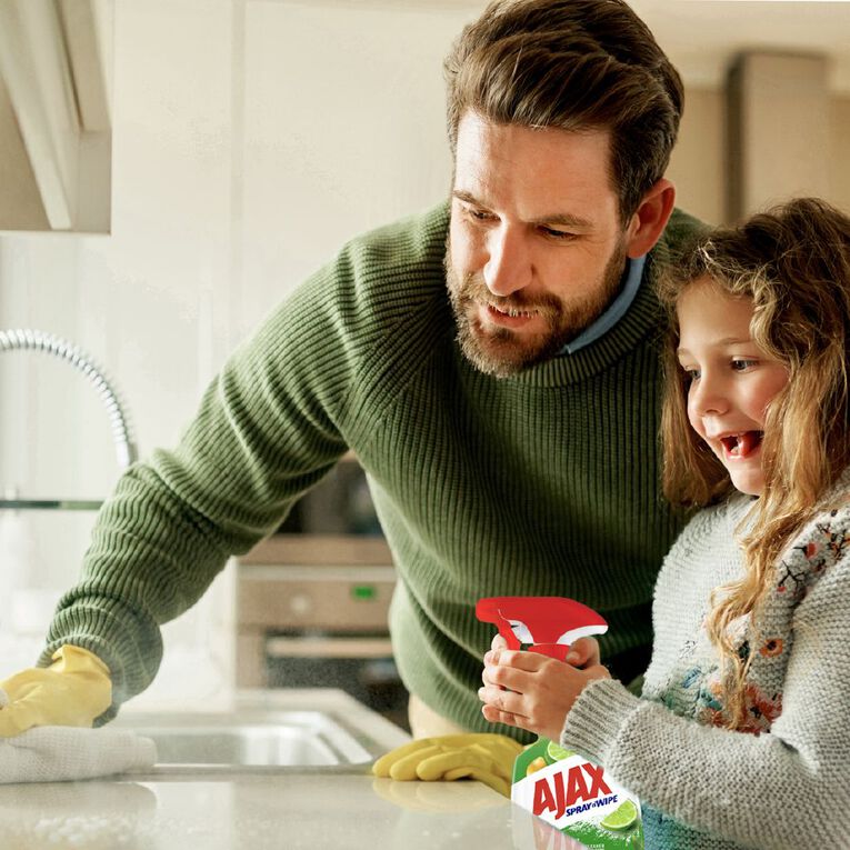 Ajax Spray N Wipe Kitchen Multi Purpose Trigger 500ml, , hi-res
