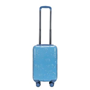 Wander Kids 52cm Embossed Suitcase Space Blue