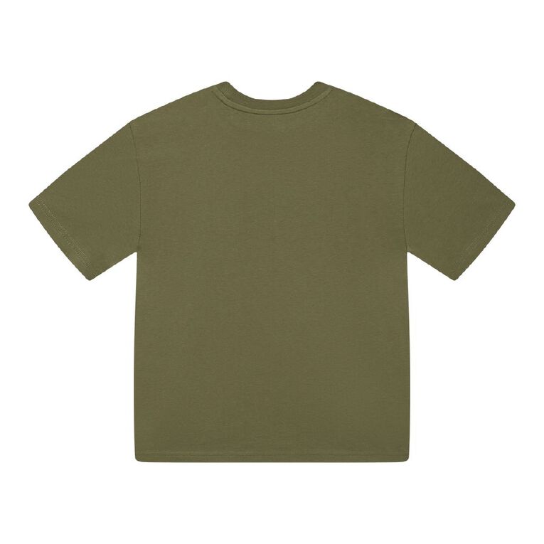 Young Original Short Sleeve Print Tee, Green Mid, hi-res