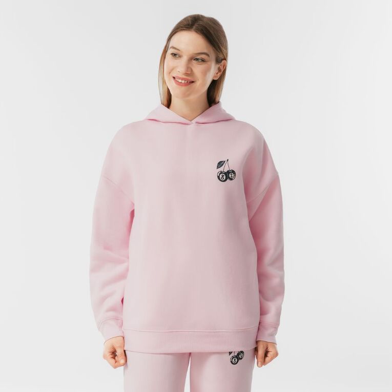 H&H Women's Fresh Fleece Long Sleeve Hoodie, Pink Light, hi-res