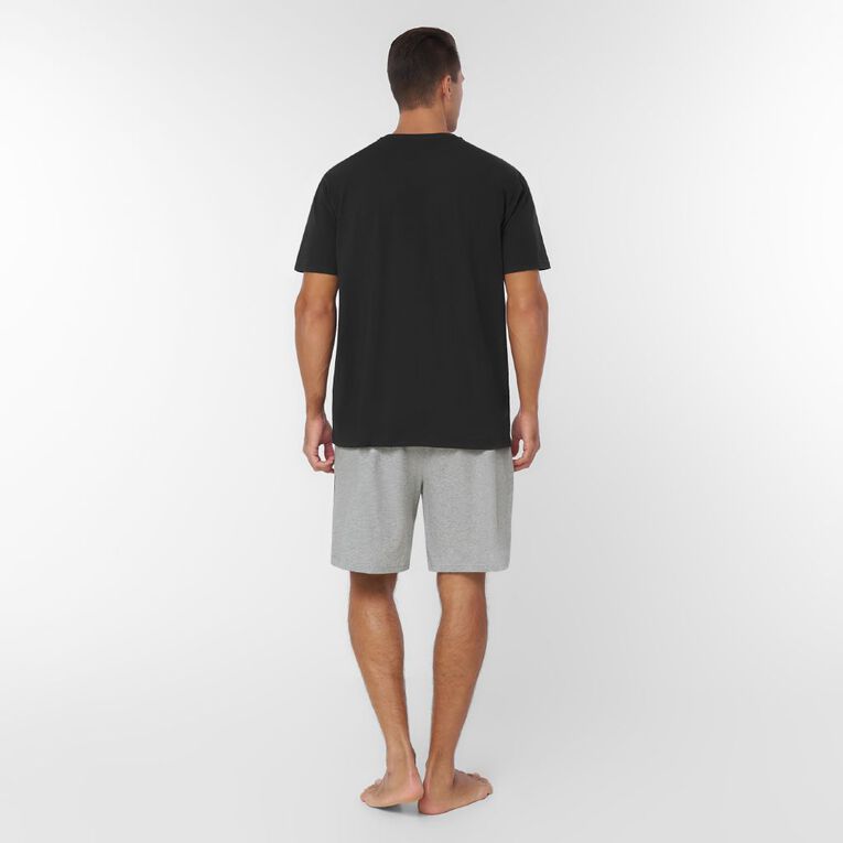 Stranger Things Men's Tee and Short Pyjama Set, Black, hi-res