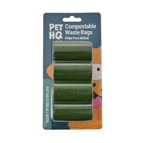Pet HQ Compostable Waste Bags 60 Pack