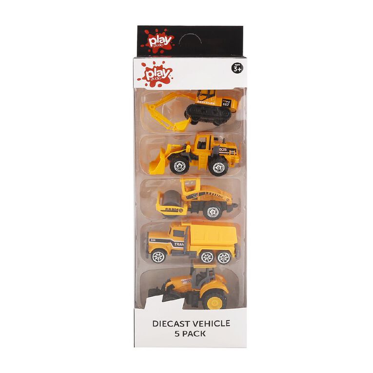 Play Studio Die-Cast Freewheel Car - 5 Piece Assorted, , hi-res