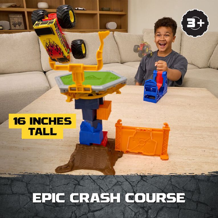 Monster Jam Crash Course Playset 1:64, , hi-res