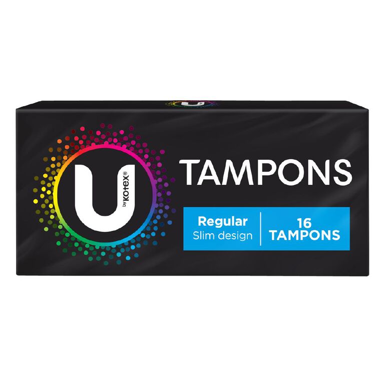 U By Kotex Regular Tampons 16 Pack, , hi-res