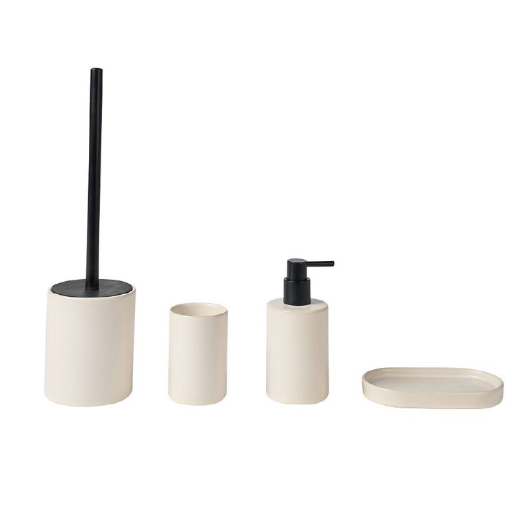 Living & Co Soap Dispenser White/Black, , hi-res