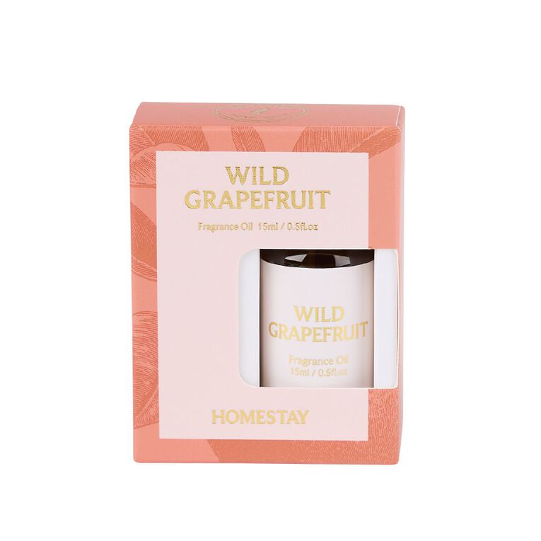 Living & Co Homestay Fragrance Oil Wild Grapefruit 15ml, , hi-res