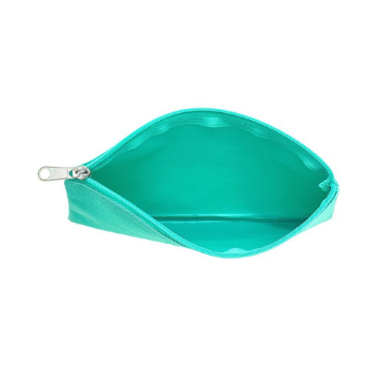 WS Colour Pop Flat Pencil Case Green, , hi-res