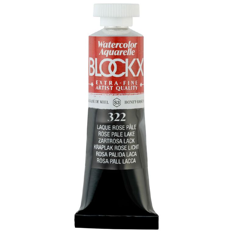 BLOCKX Watercolour Tube 15ml S3 322 Pale Lake Rose Rose, , hi-res