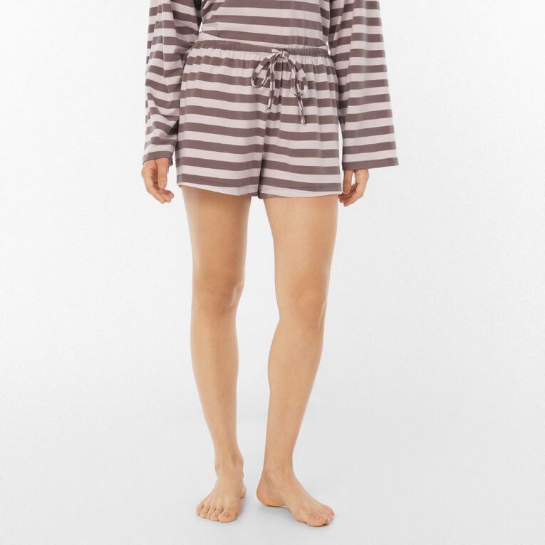 H&H Women's Lounge Peached Jersey Shorts, Pink Light, hi-res