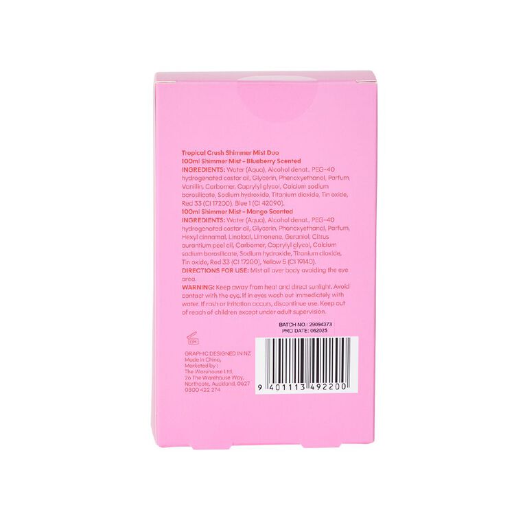 Tropical Crush Shimmer Body Mist Duo, , hi-res