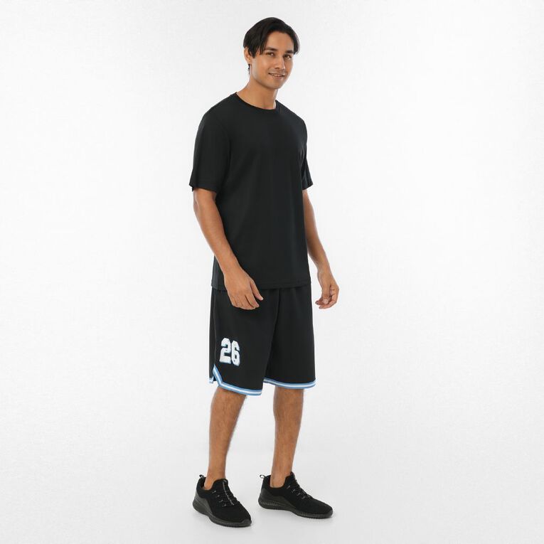 Active Intent Men's Supporter Basketball Shorts, Black, hi-res