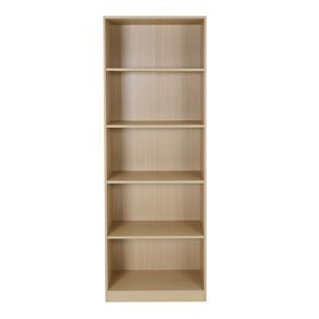 Living & Co Bookcase 5 Tier Oak