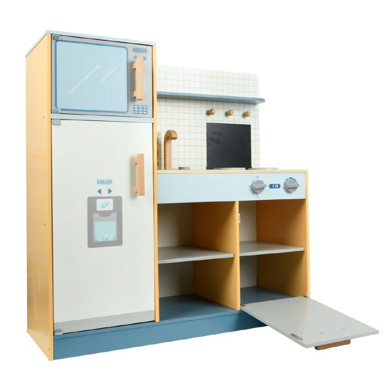 Play Studio Wooden Kitchen With Fridge, , hi-res