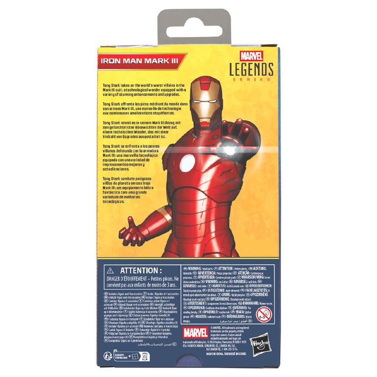 Avengers Legends A List Iron Man Mark 3, , hi-res