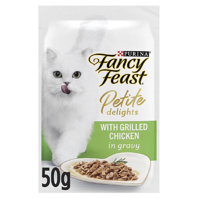 Fancy Feast Petite Delights Chicken 50g Pouch, , hi-res