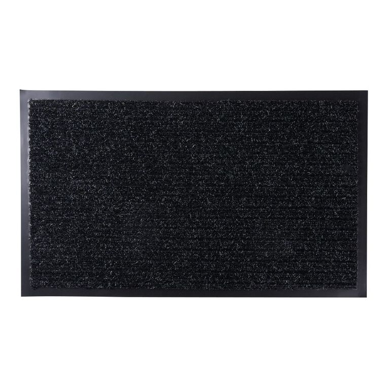 Living & Co Garage Door Mat Black 45cm x 75cm, , hi-res