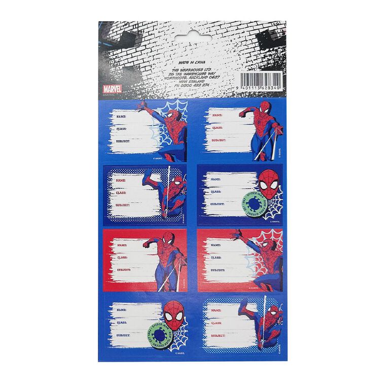 Spider-Man Book Labels, , hi-res