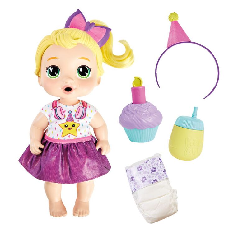 Baby Alive Birthday Bestie Blonde Lala, , hi-res