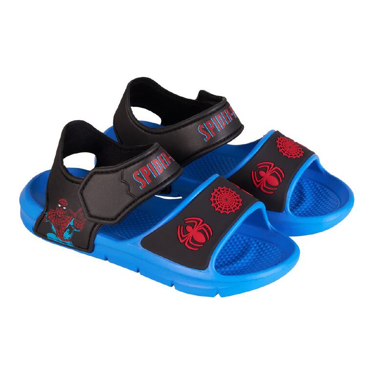 Spider-Man Older Kids' Beach Sandals, Blue, hi-res