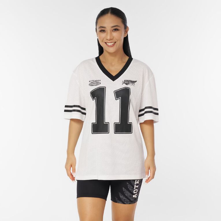 Active Intent Women's Supporter Football Tee, White, hi-res