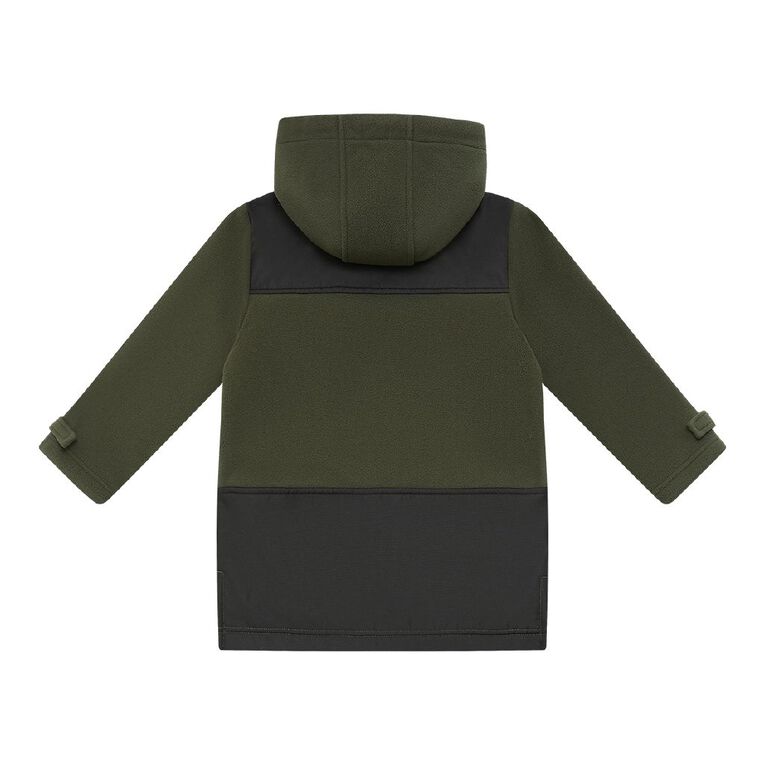 Back Country Kids' Bonded Fleece Hooded Jacket, Green Dark, hi-res