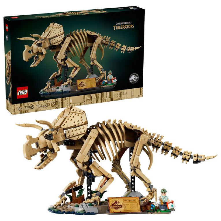 LEGO Jurassic World Dinosaur Fossils Triceratops 77985, , hi-res