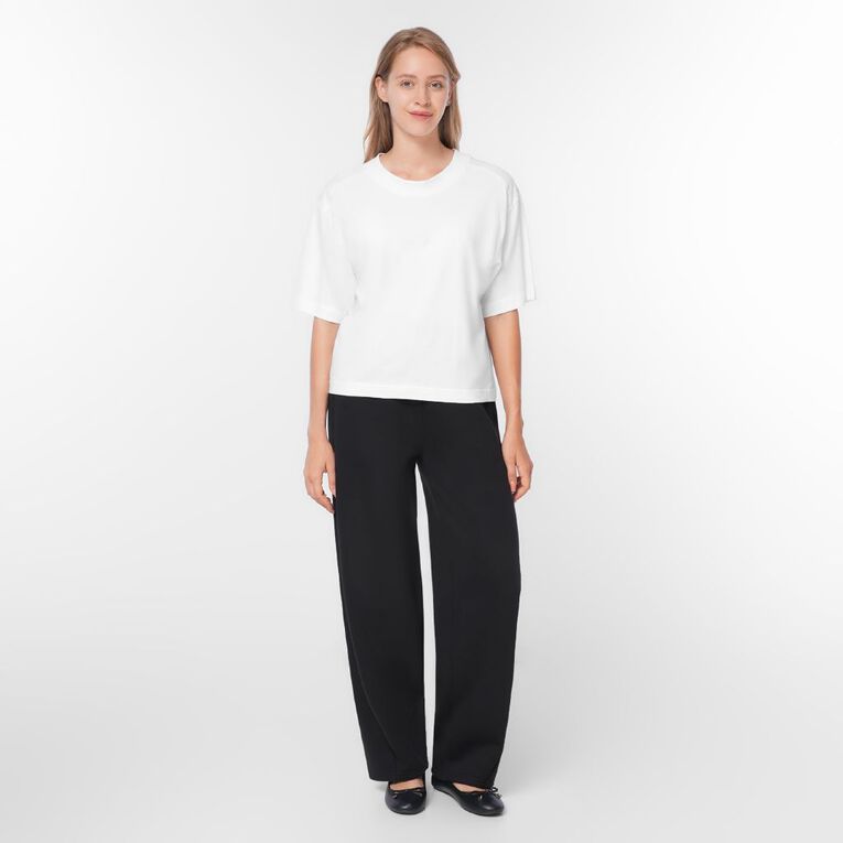 H&H Women's Barrel Leg Trackpants, Grey Dark, hi-res