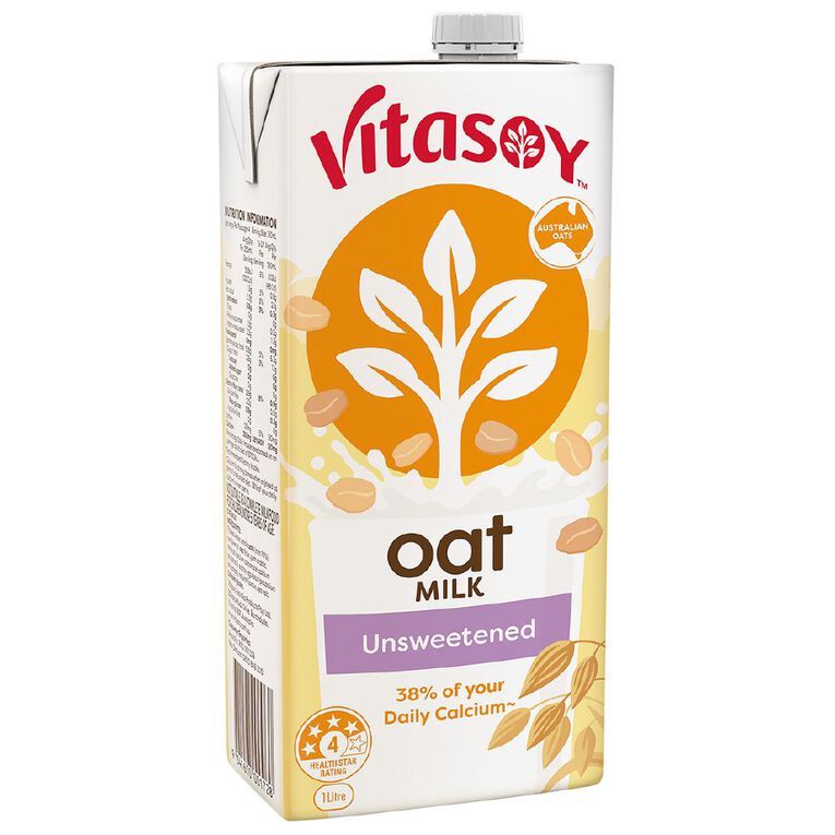 Vitasoy Oat Unsweetened 1L, , hi-res