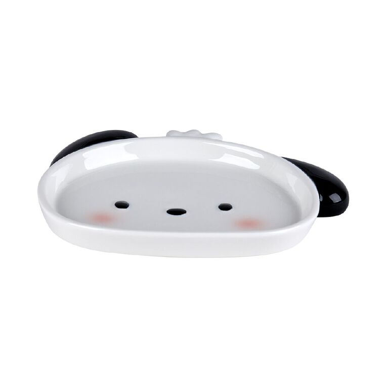 Living & Co Kids Ceramic Pup Plate White, , hi-res