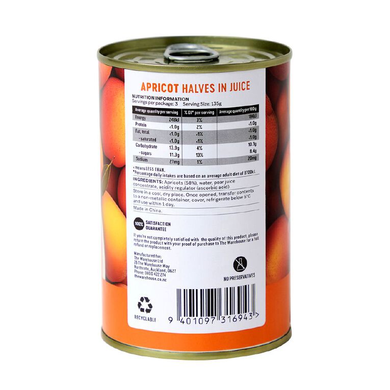 Market Kitchen Apricot Sliced in Juice 410g, , hi-res