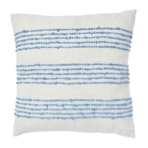 Living & Co Cushion Stripe Blue 45cm x 45cm