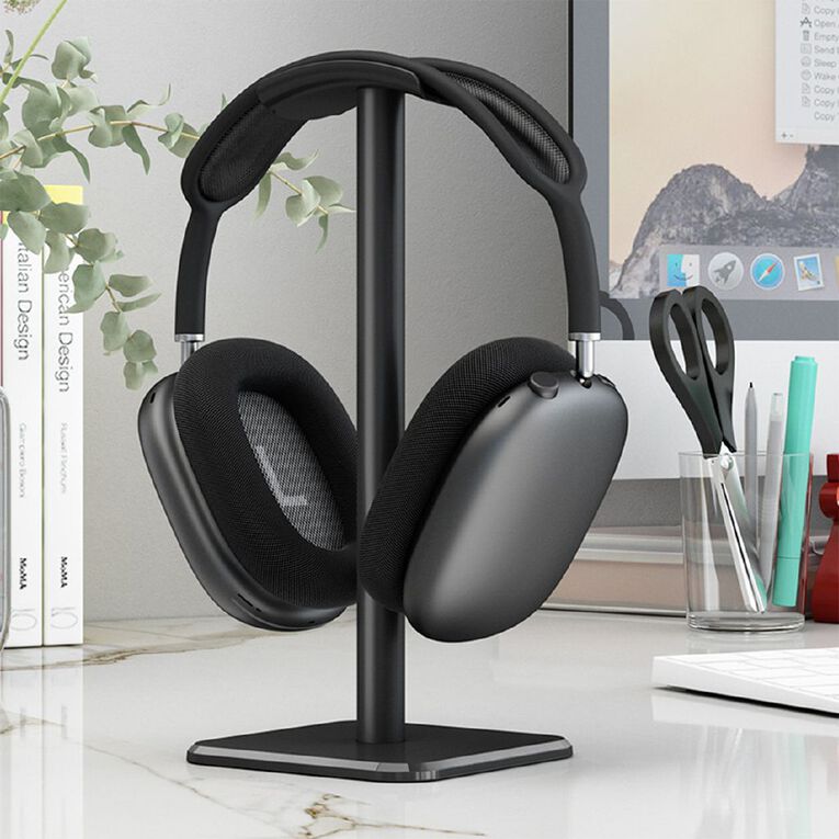 Playmax Aluminium Headset Stand Black, , hi-res