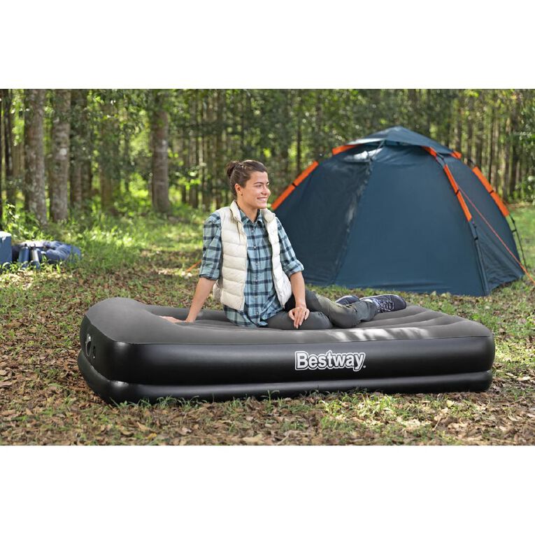 Bestway Tritech Air Mattress With Built in USB Air Pump Twin 36cm, , hi-res