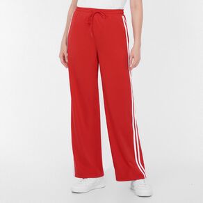 H&H Women's Sporty Stripe Wide Leg Pants