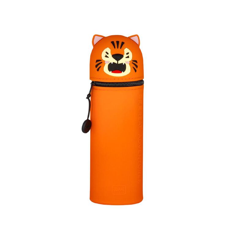 Legami 2-in-1 Silicone Pencil Case Kawaii Tiger, , hi-res