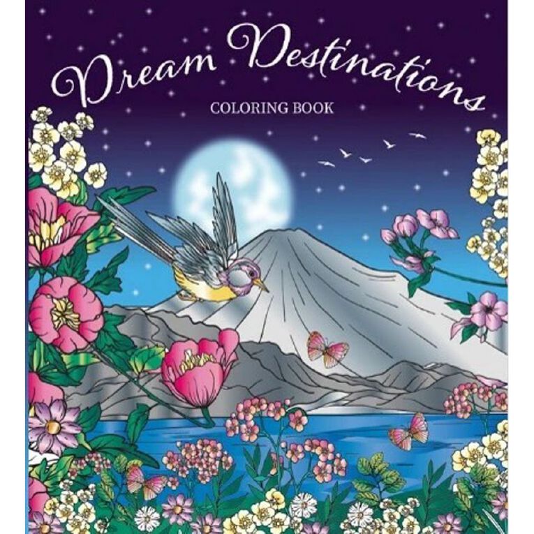 Creative Pages: Dream Destinations Coloring Book, , hi-res
