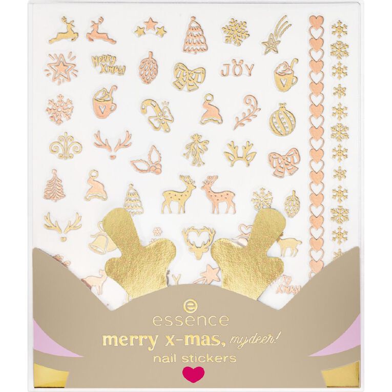 Essence Merry Christmas My Deer Nail Stickers 01, , hi-res