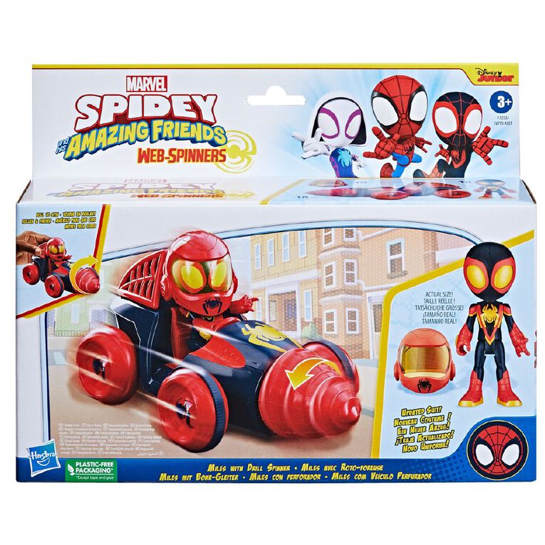 Spider-Man Spidey and Friends Webspinner Vehicle Assorted, , hi-res