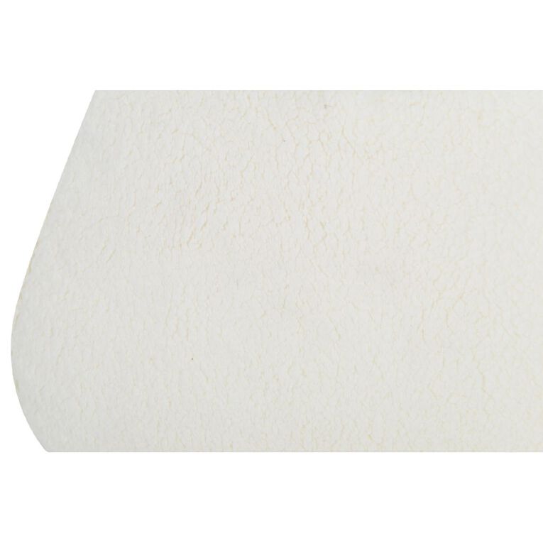 Living & Co Sherpa Bean Bag Snow, , hi-res