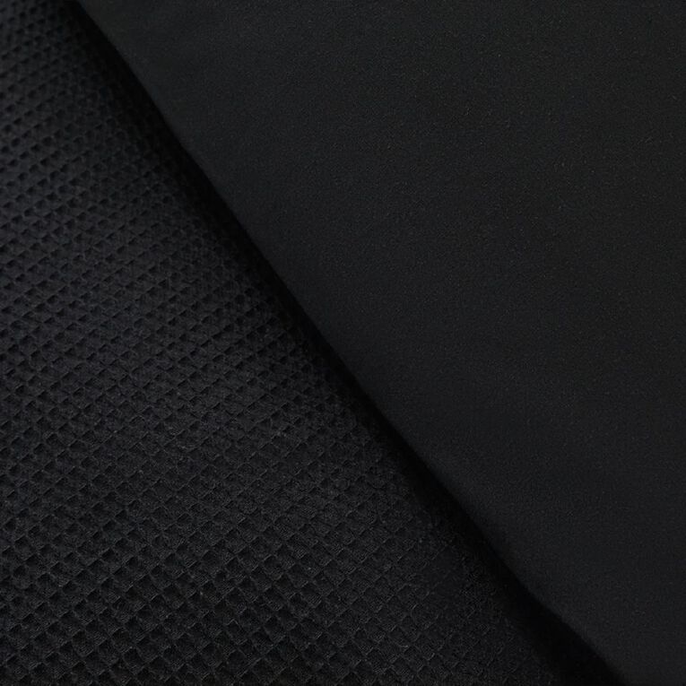Maison d'Or Duvet Cover Set Luxury Waffle Black King, , hi-res