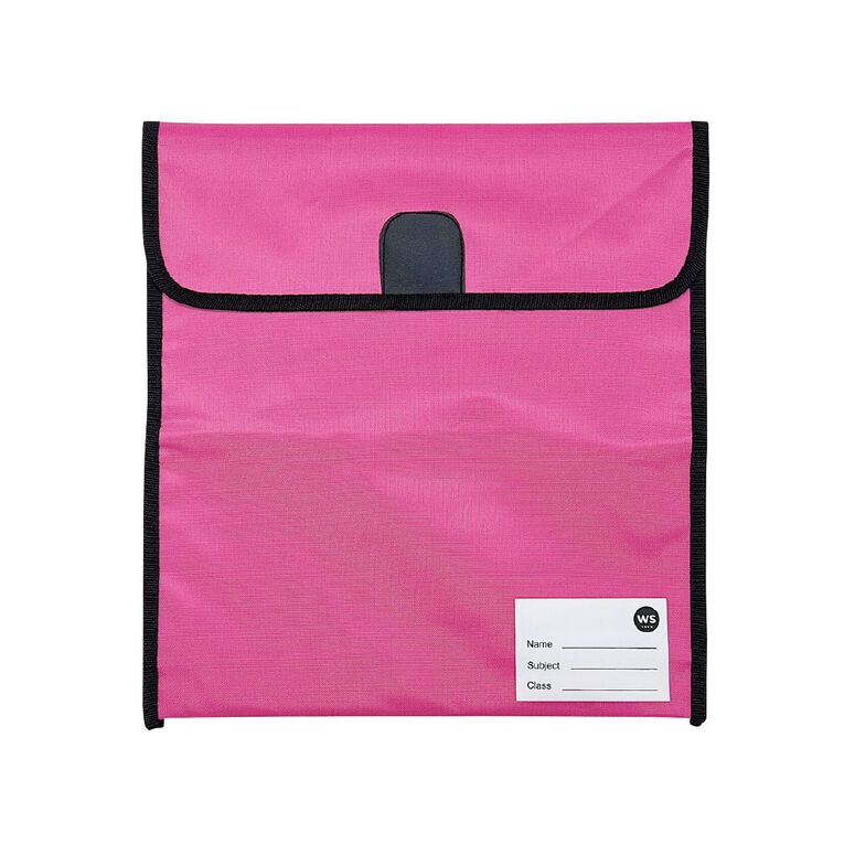 WS Book Bag 330mm x 360mm Pink, , hi-res