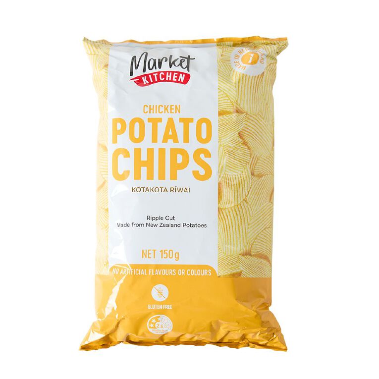 Market Kitchen Chips Chicken 150g, , hi-res