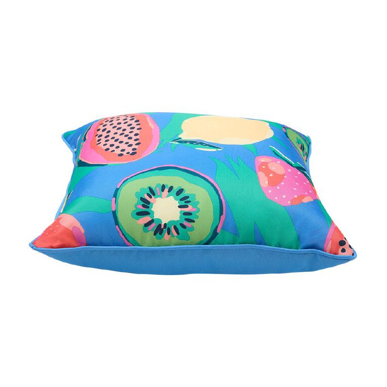 Living & Co Outdoor Cushion Fruit Multi-Coloured 40cm x 40cm, , hi-res