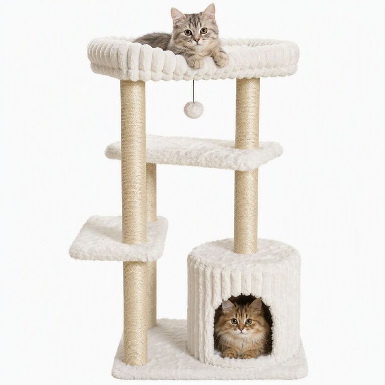 Pet HQ Plush Cat Tree, , hi-res