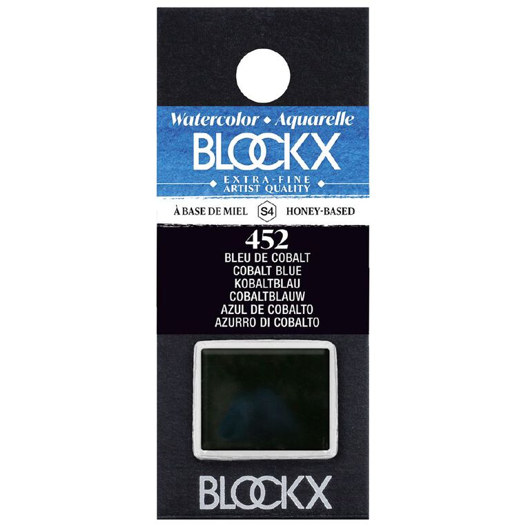 BLOCKX Watercolour Half Pan S4 452 Cobalt Blue, , hi-res