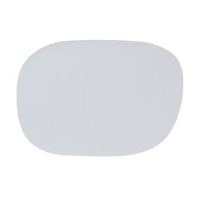 Living & Co Faux Leather Oval Placemat Grey