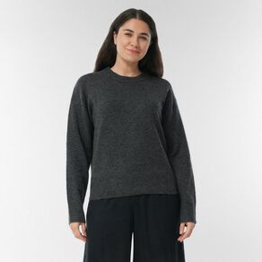 H&H Women's Oversized Crew Neck Cosy Knit Jumper