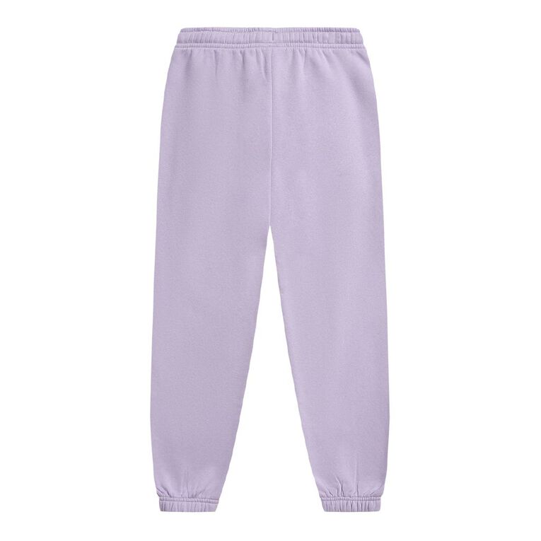 Young Original Printed Cuffed Trackpants, Purple Light, hi-res