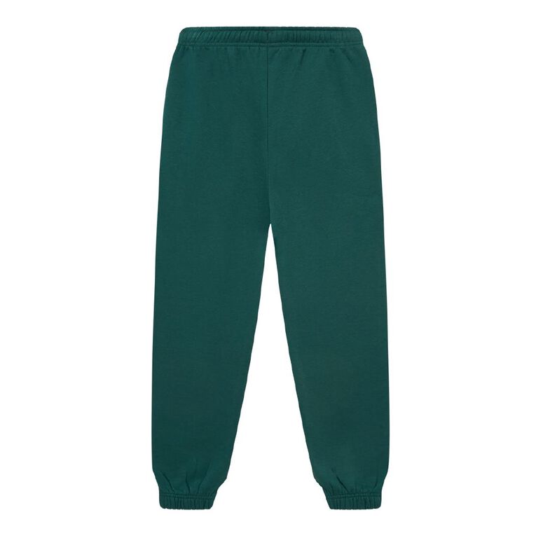 Young Original Printed Cuffed Trackpants, Green Mid, hi-res